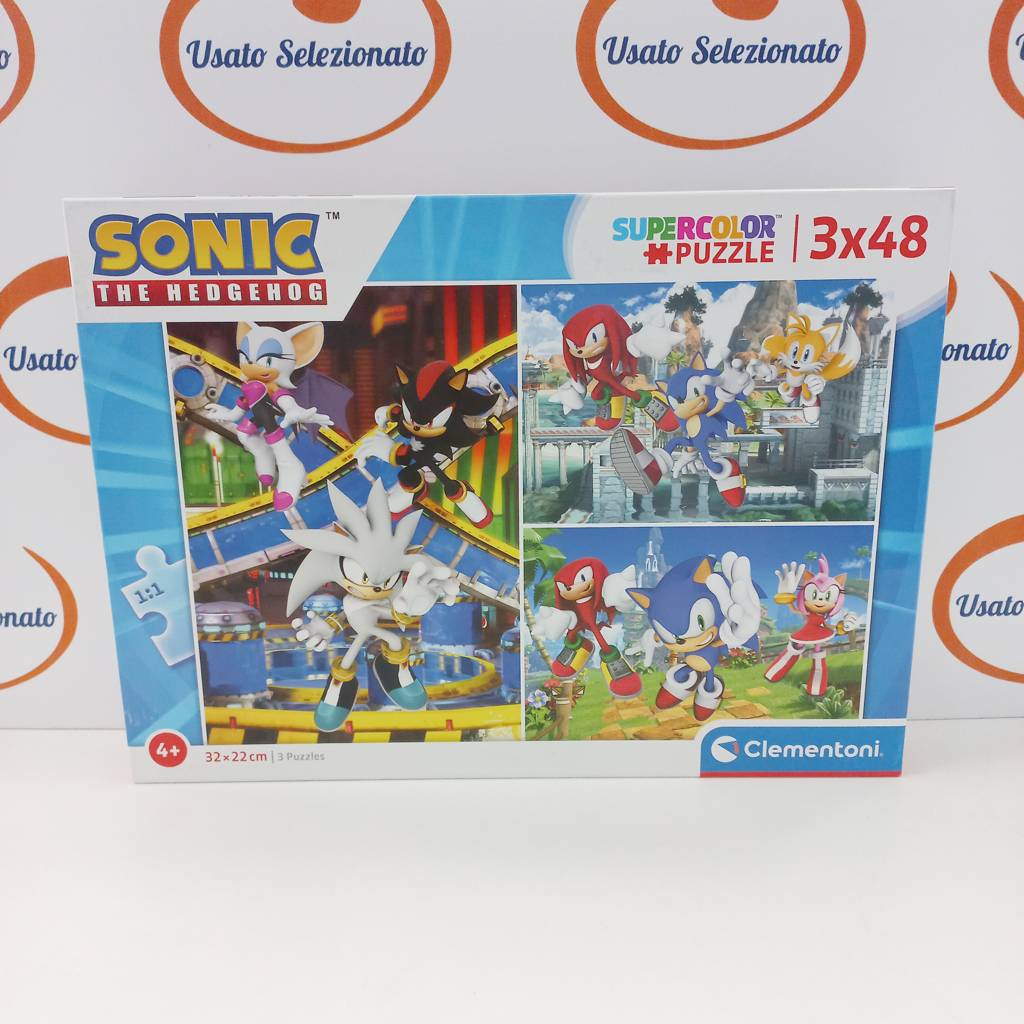 Super Color Puzzle Sonic 3x48 Pz