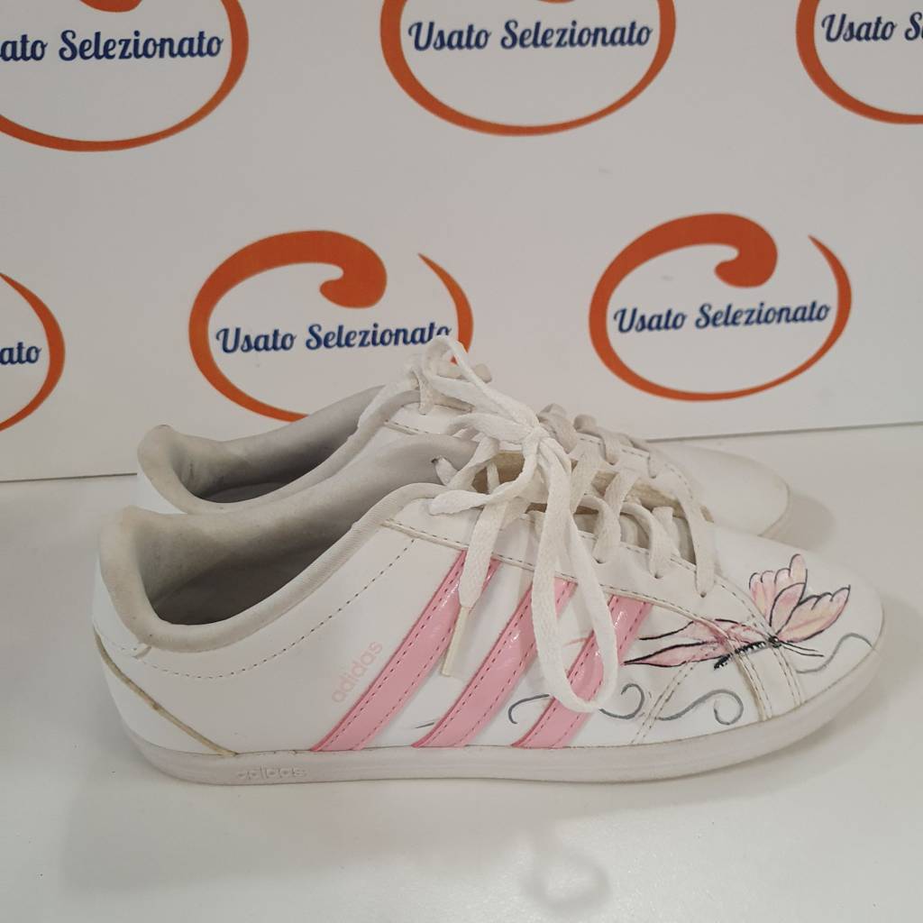 Sneakers Adidas Bianco/Rosa Tg 37