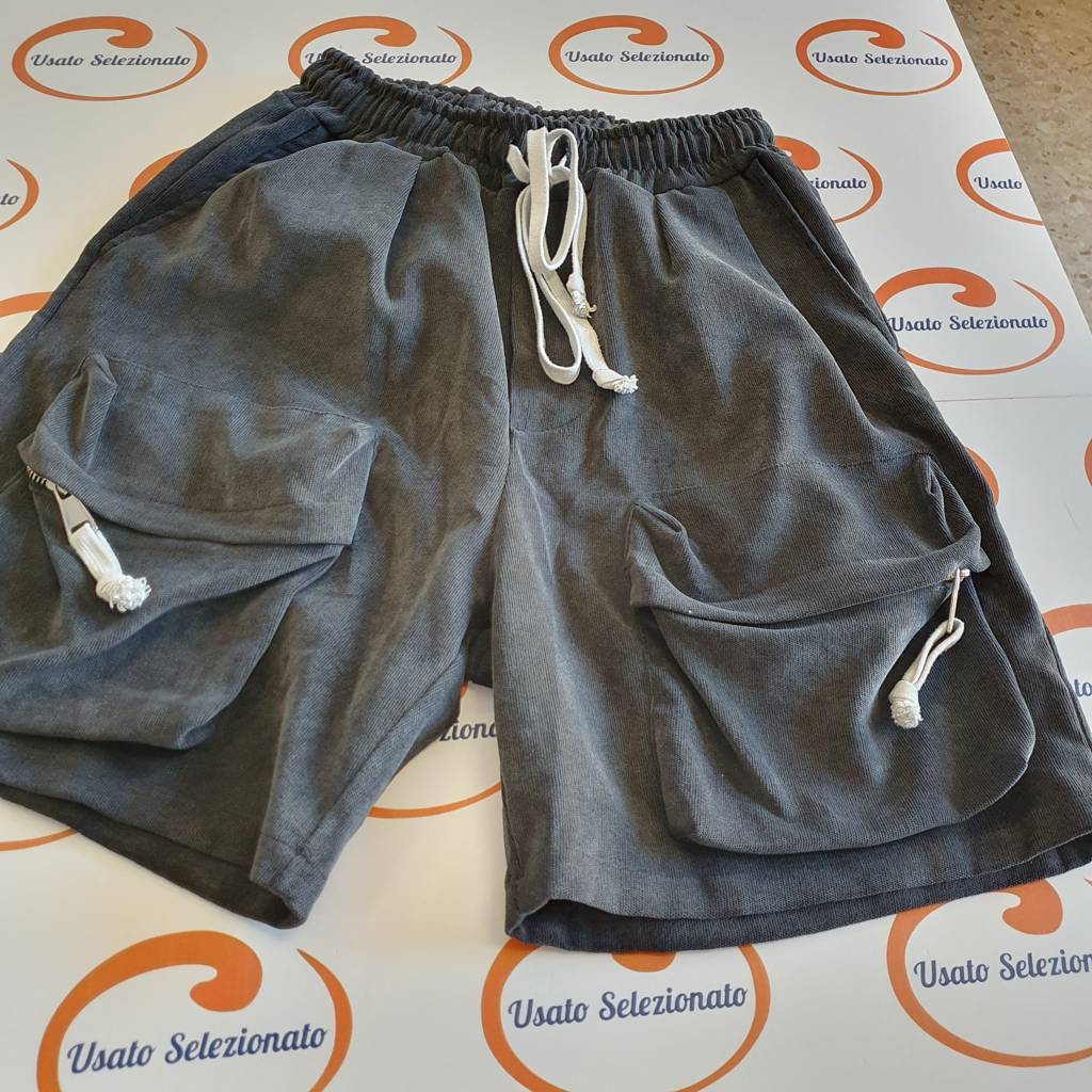 Pantaloncino Duca Homme Velluto Nero U/M
