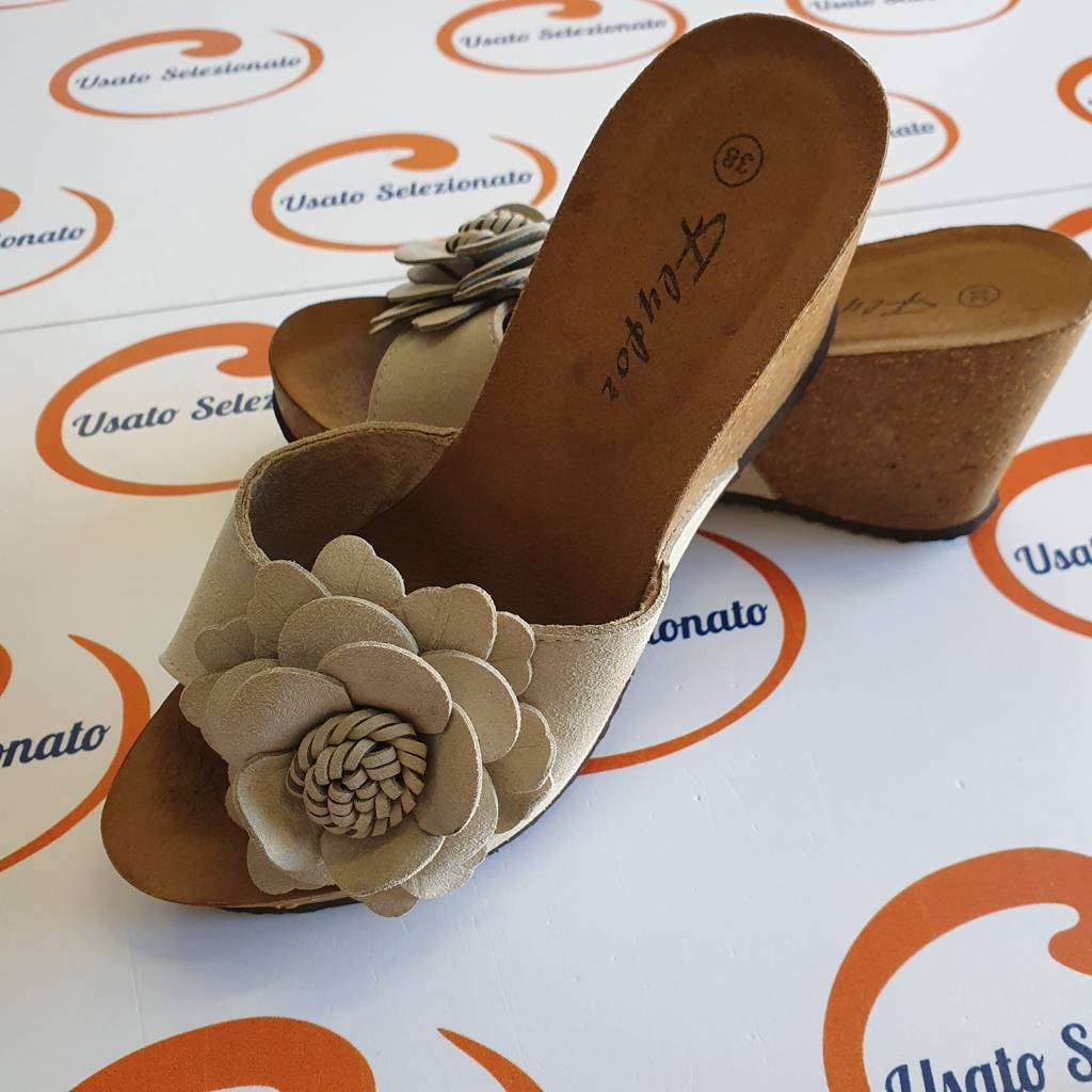 Sabot Beige Fiore D/38