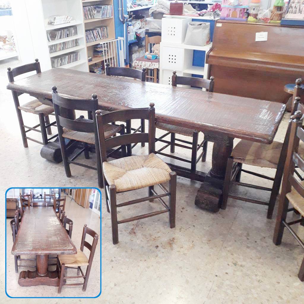 Antico Tavolo Fratino Noce Massello