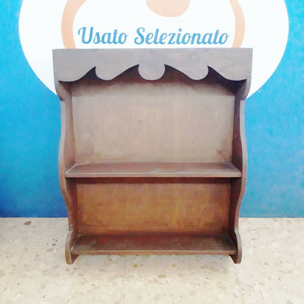 Mobiletto Piattaia Sospeso In Noce