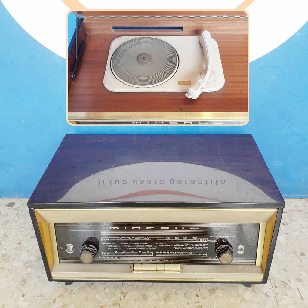 Radio Giradischi Minerva