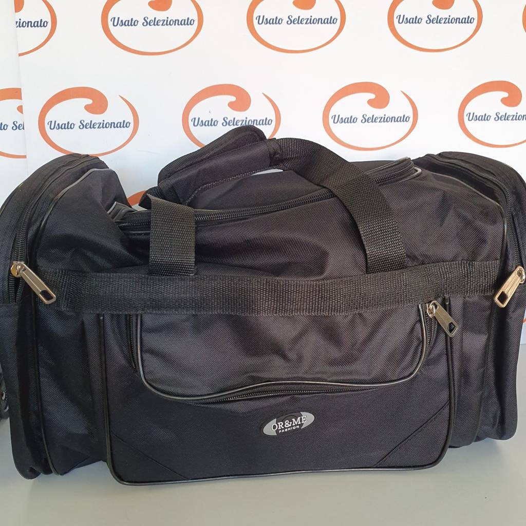 Borsa Da Viaggio Nuova Nera45x30x25  Cm