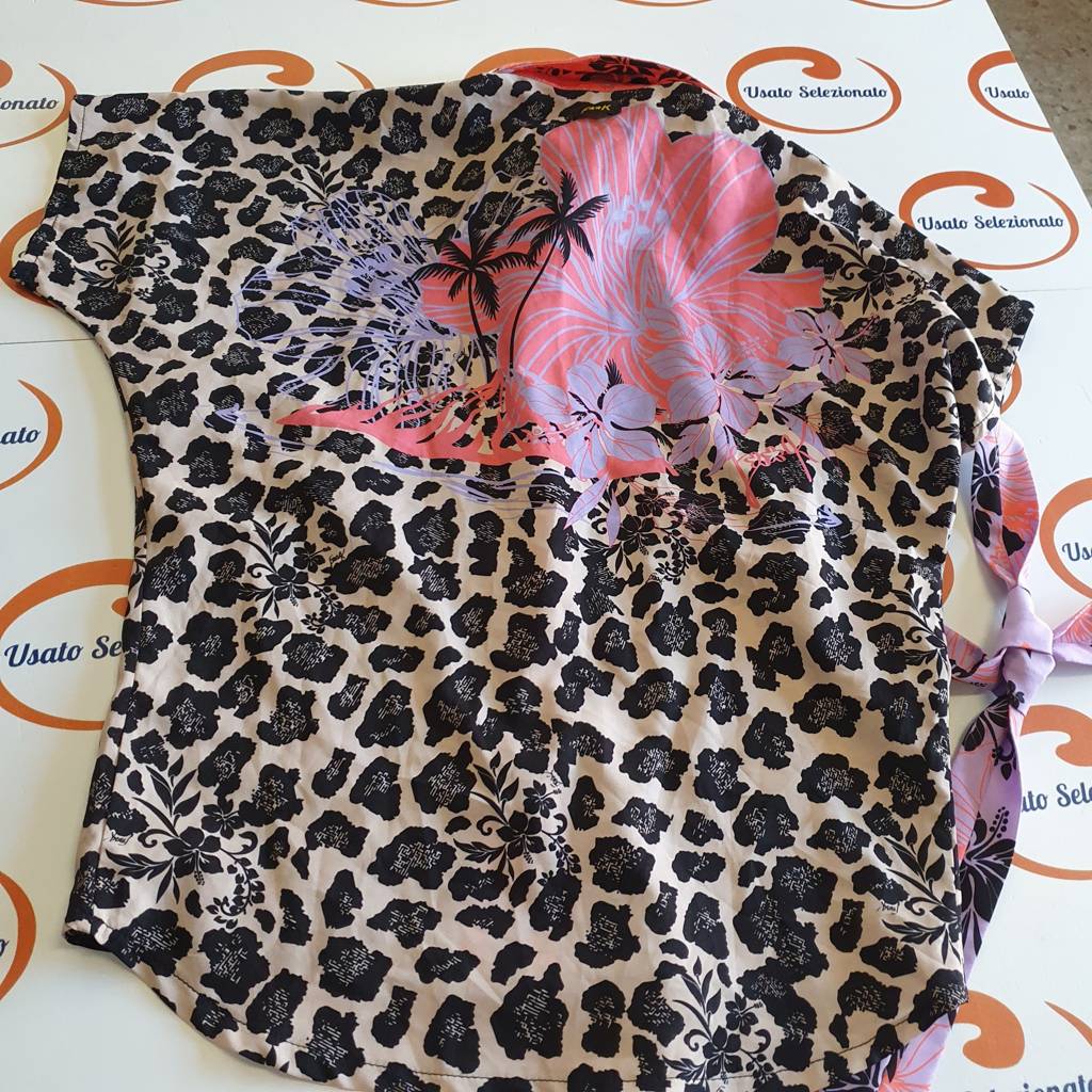 Camicia F**K Beige/Nero 6-7 A