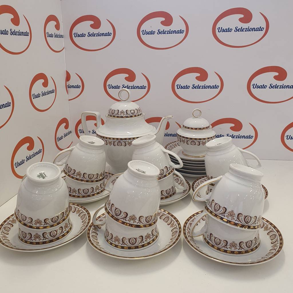 Servizio Caffè Bavaria Decorazioni Oro X12