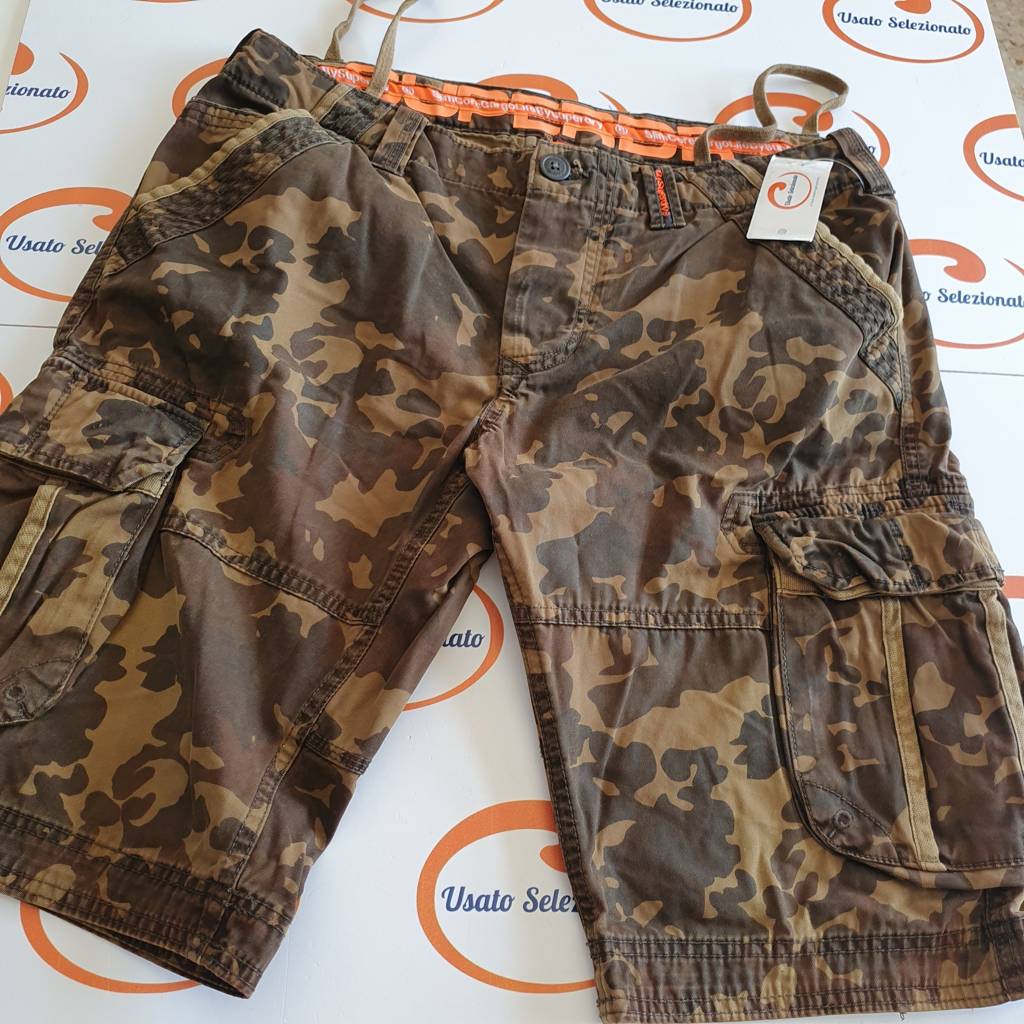 Pantaloncino Cargo SuperDry Mimetico U/M