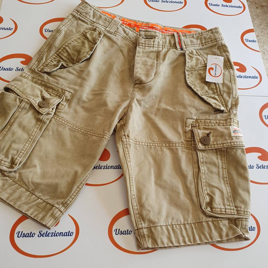 Pantaloncino Cargo SuperDry Beige U/M