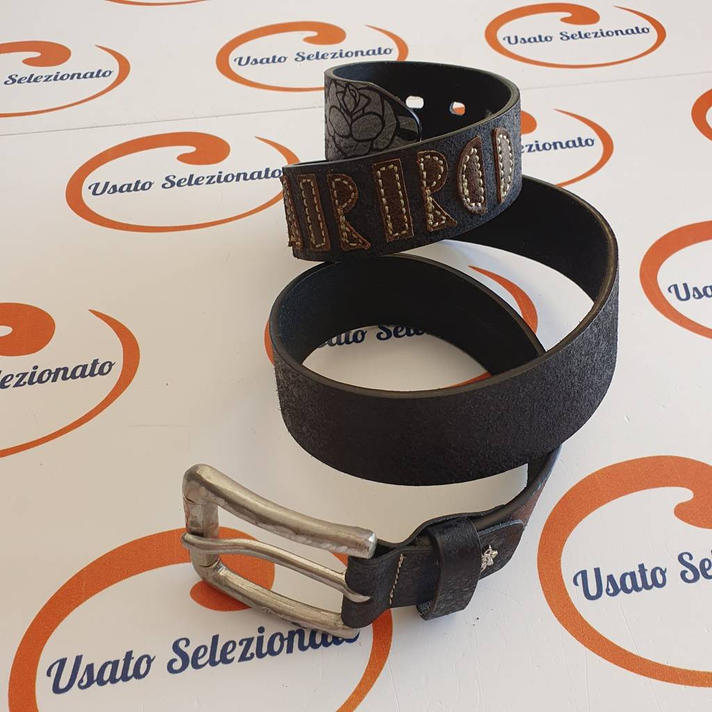Cinta Charro Cuoio Nero 110 Cm