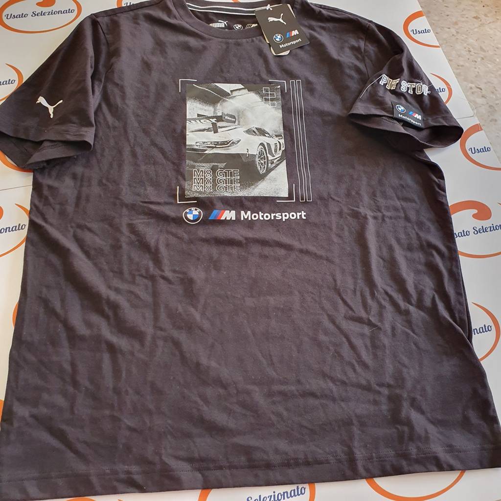 T Sgirt Puma Motorsport BMW Nero U/L