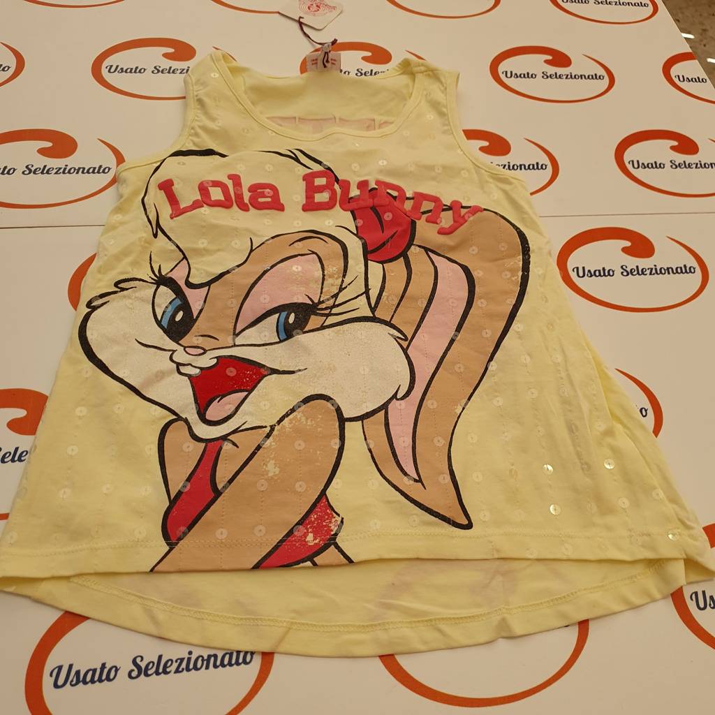 Canottiera Lola Bunny Giallo 10 A