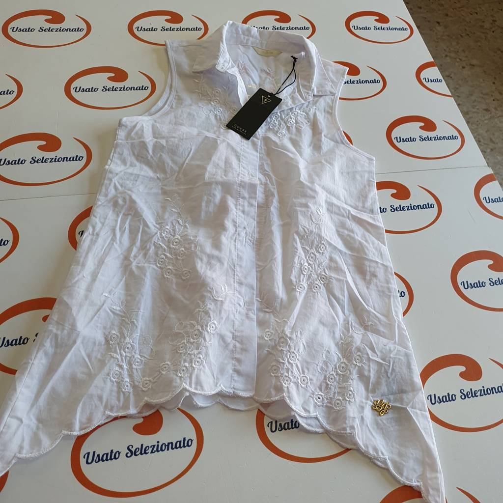 Camicia Guess Bianca Ricamo 10 A