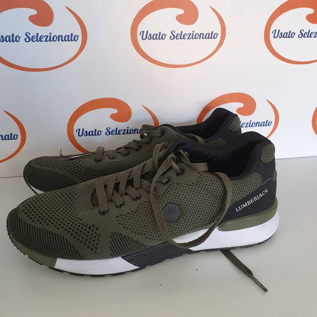 Sneakers Lumberjack Verde Elasticizzato