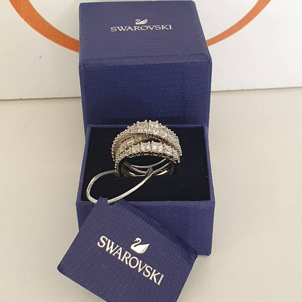 Anello Swarovski Twist Warp Misura 14