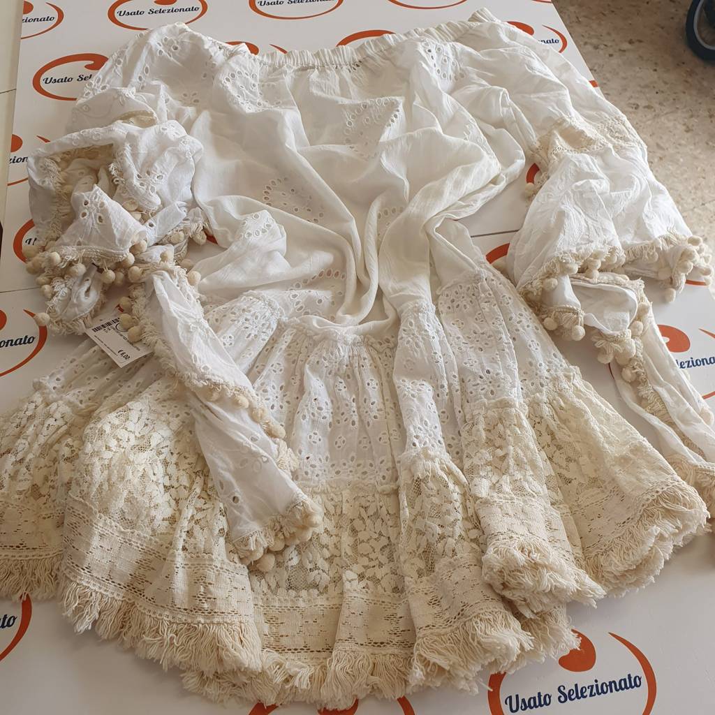 Copri Costume Pizzo Sangallo Pon Pon 