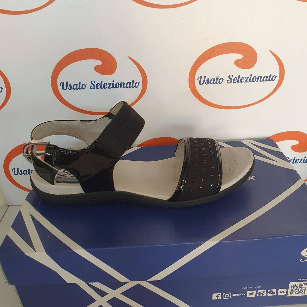 Sandali Geox Neri Strass D/38