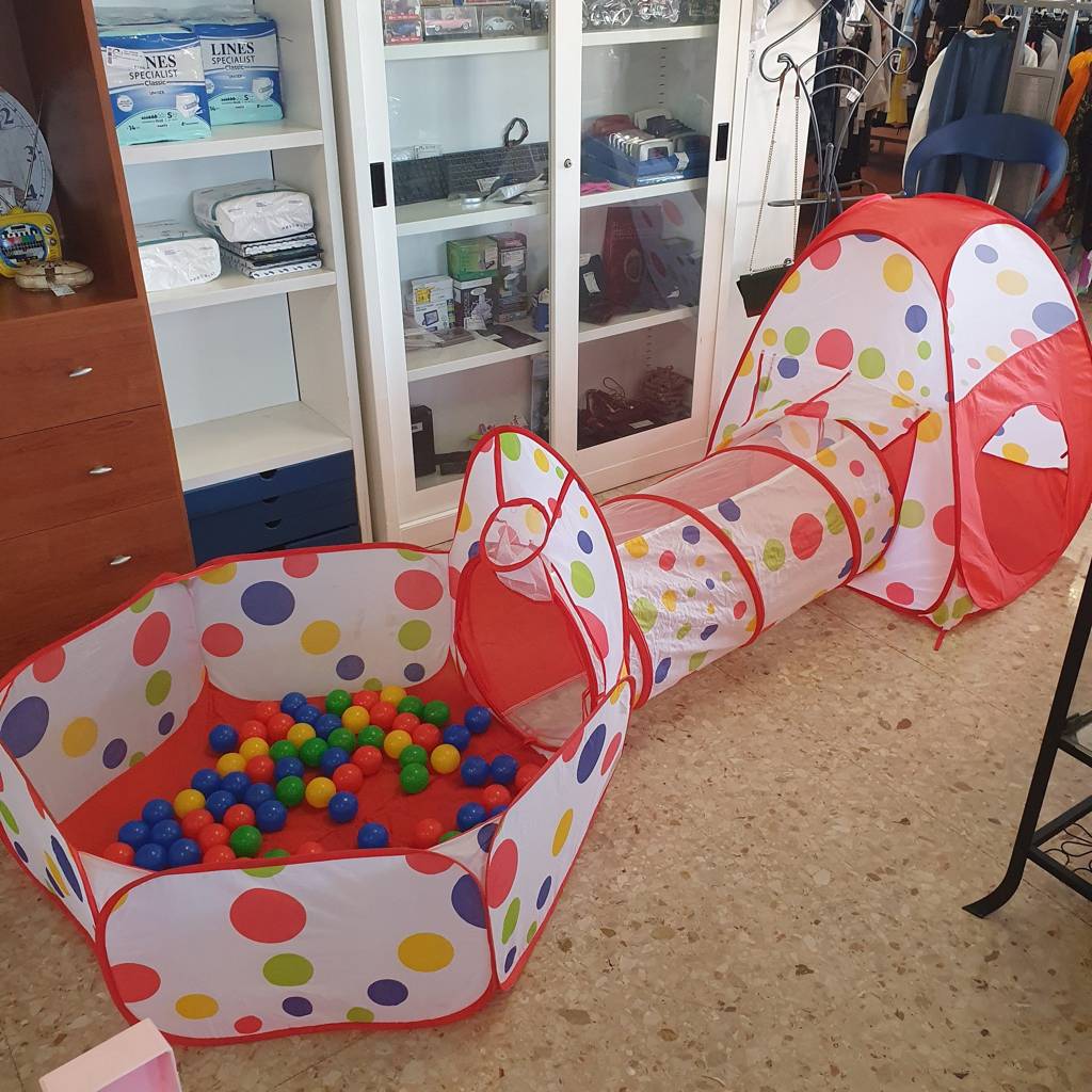 Gioco Tenda/Tubo/Piscinetta Con Palline