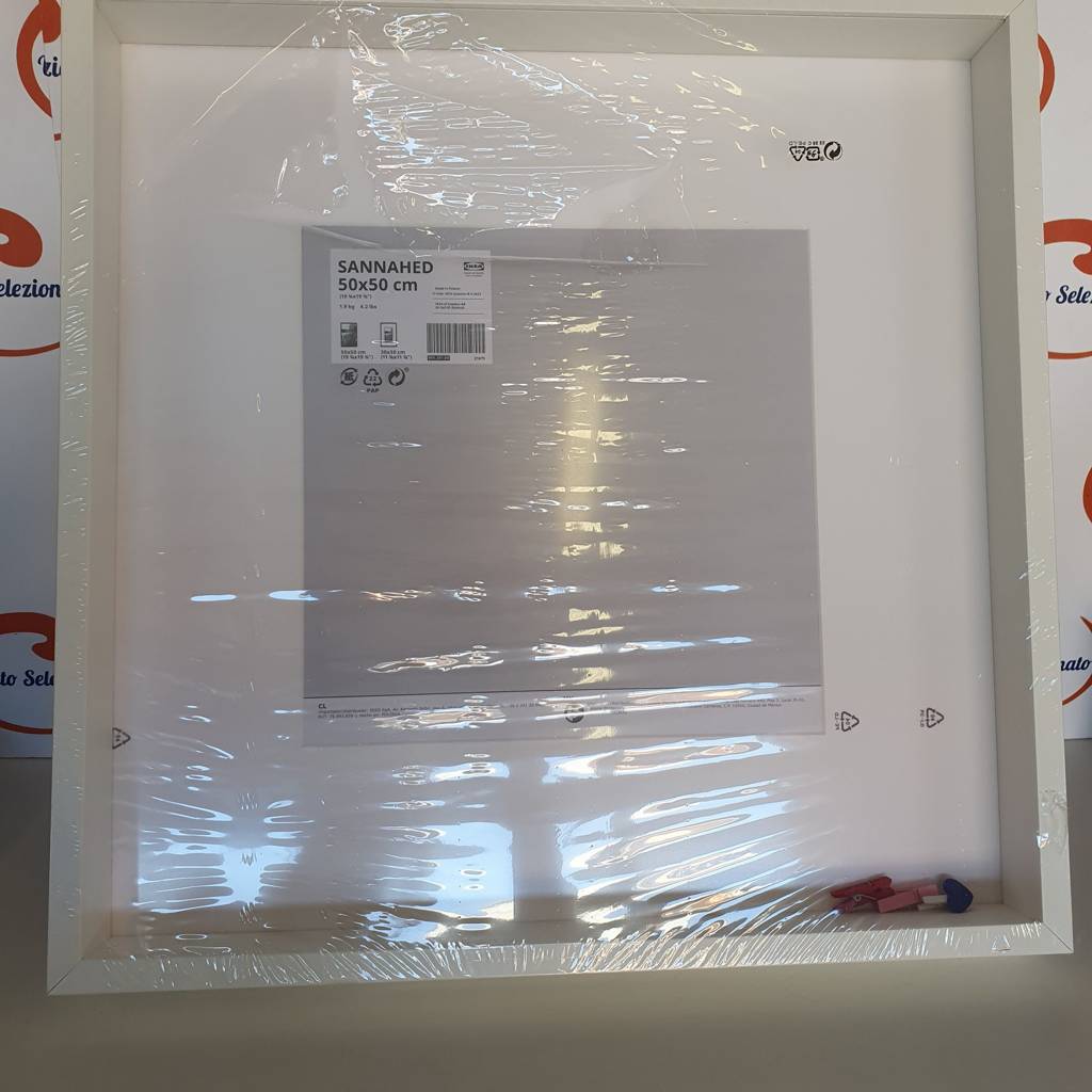 Cornice IKEA SANNAHED Bianca 50x50 Cm