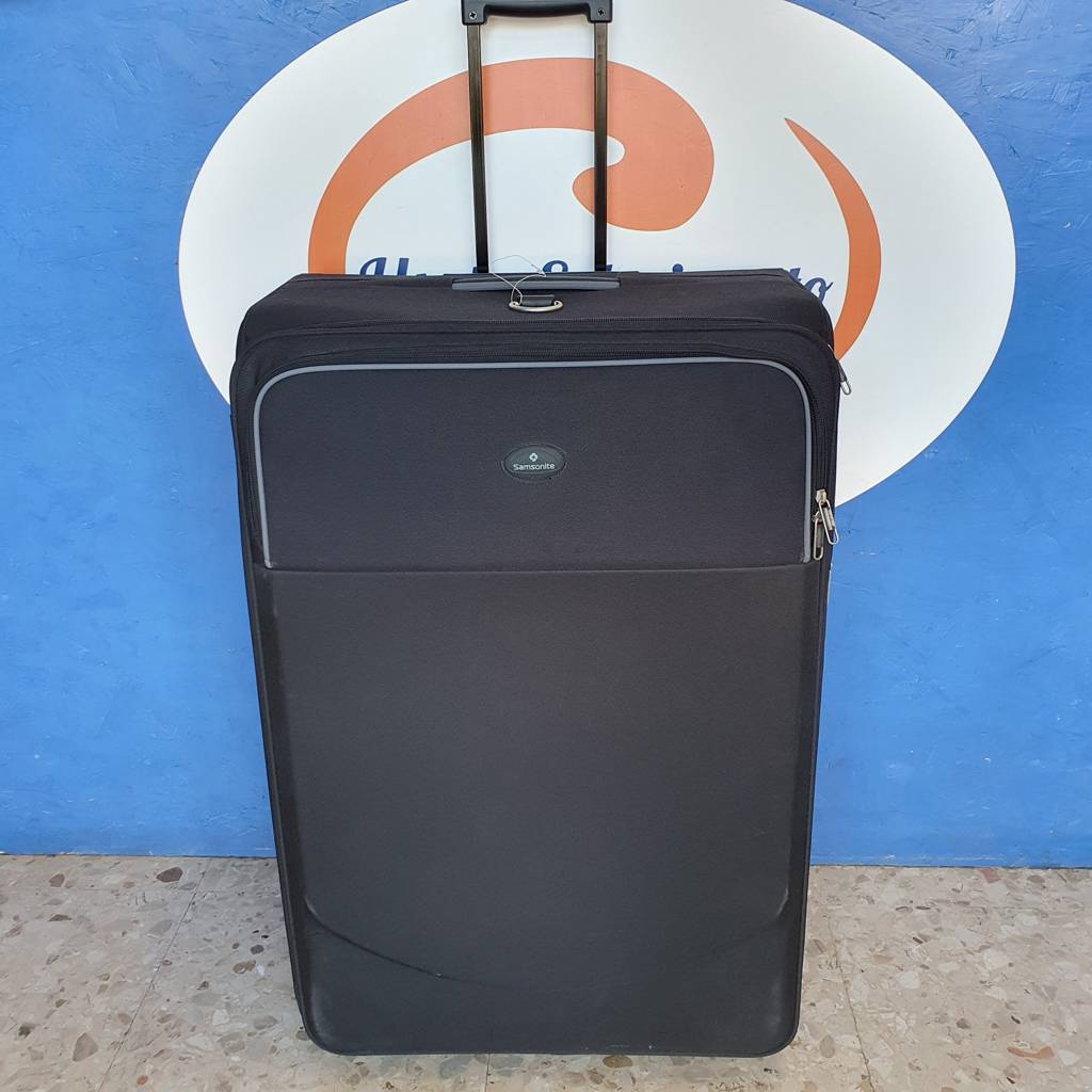 Trolley Samsonite Tessuto Nero 2 Ruote 