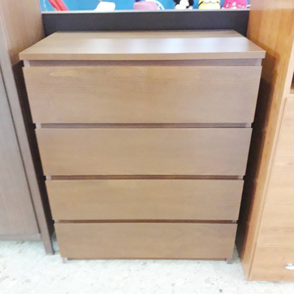 Cassettiera IKEA MALM Laminato Noce