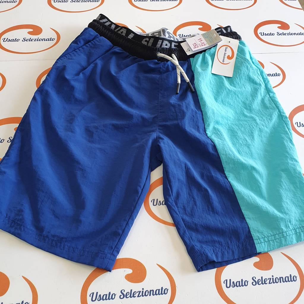 Pantaloncino Celeste/Blu 11-12 A