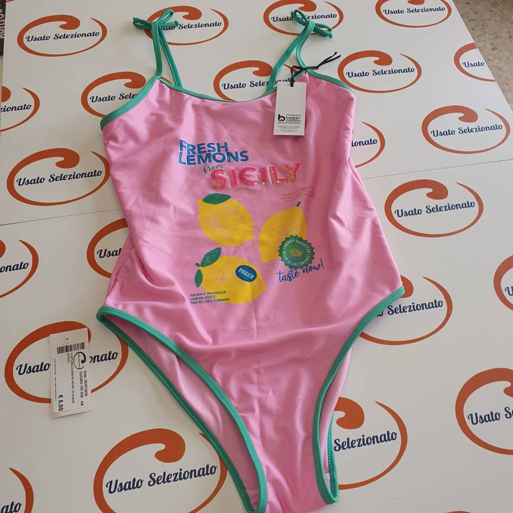 Costume Da Bagno Rosa 12/14 Anni Nuovo