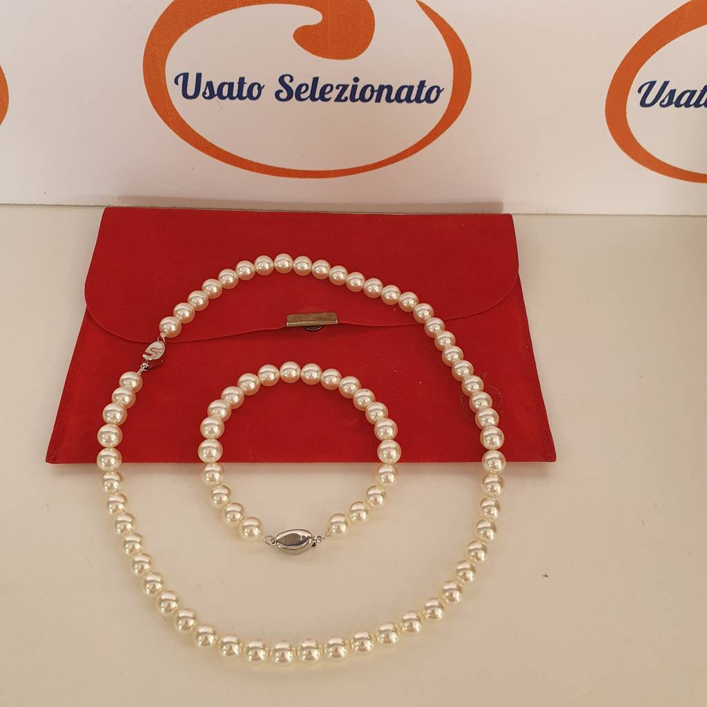 Collana + Bracciale Perle Acqua Dolce 